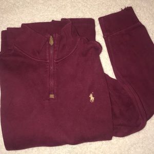 Polo by Ralph Lauren maroon pullover